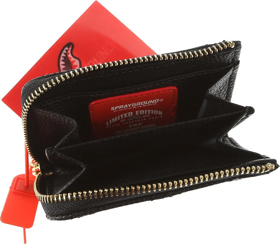 Sprayground Leveled Up Split Quilt Shark Wallet