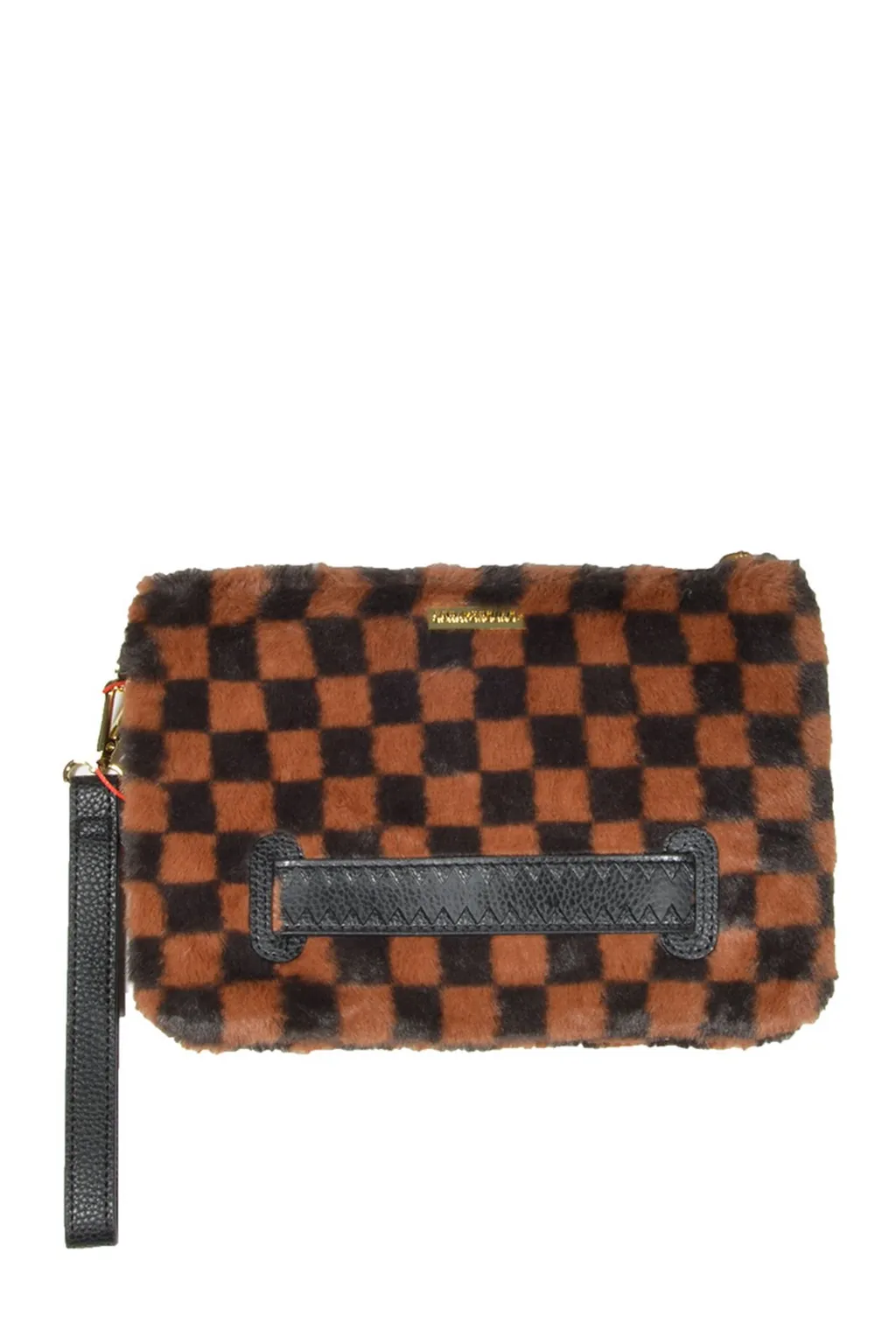 Sprayground Fur Sharks In Paris Clutch Bag