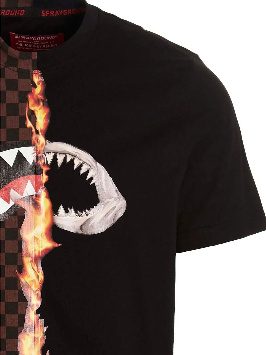 Sprayground Burnt Sharks In Paris T-Shirt