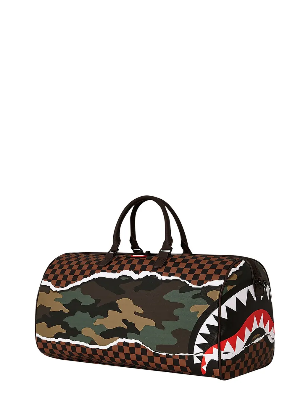 Sprayground Iconic Shark Printed Duffle Bag