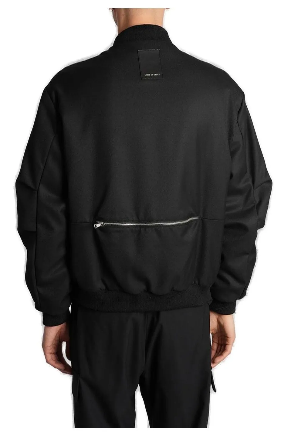 State Of Order Zip-Up Bomber Jacket