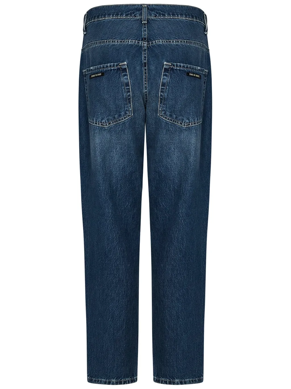 State Of Order Logo-Patch Tie Fastened Jeans