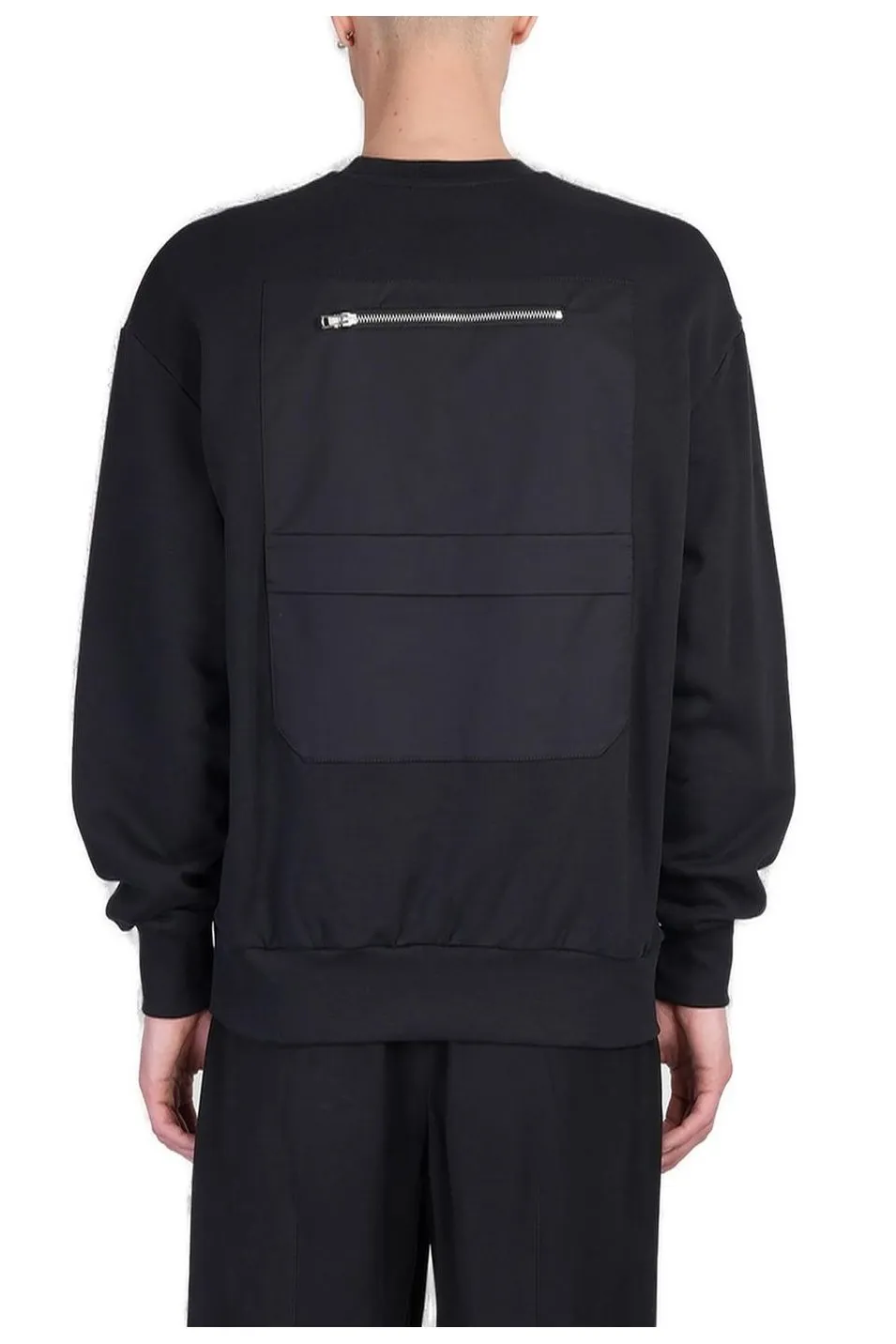 State Of Order Zip Detailed Crewneck Sweatshirt