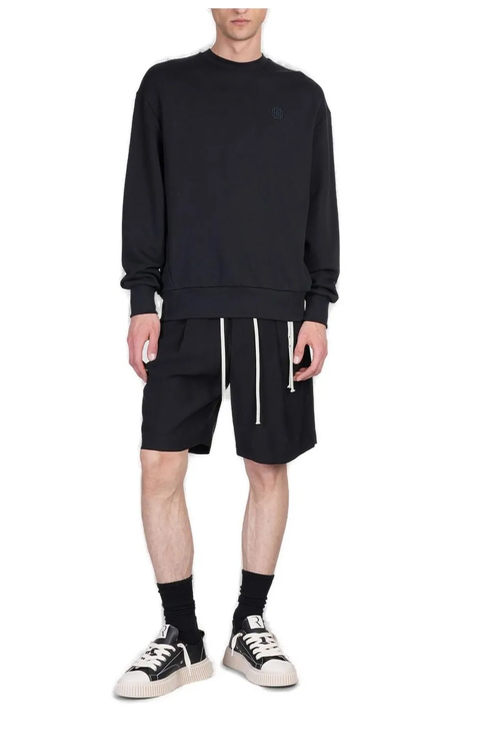 State Of Order Zip Detailed Crewneck Sweatshirt