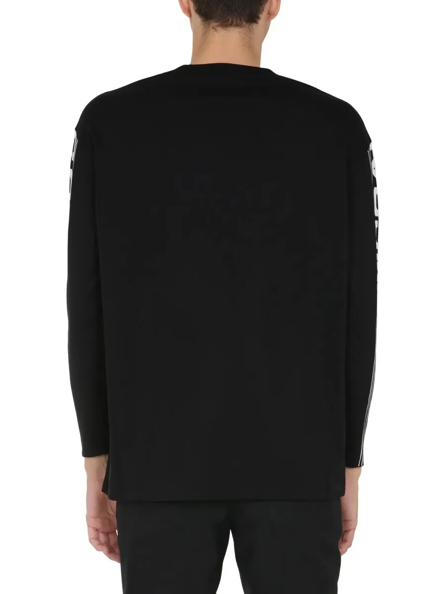 Stella Mccartney Logo Tape Long Sleeve Top