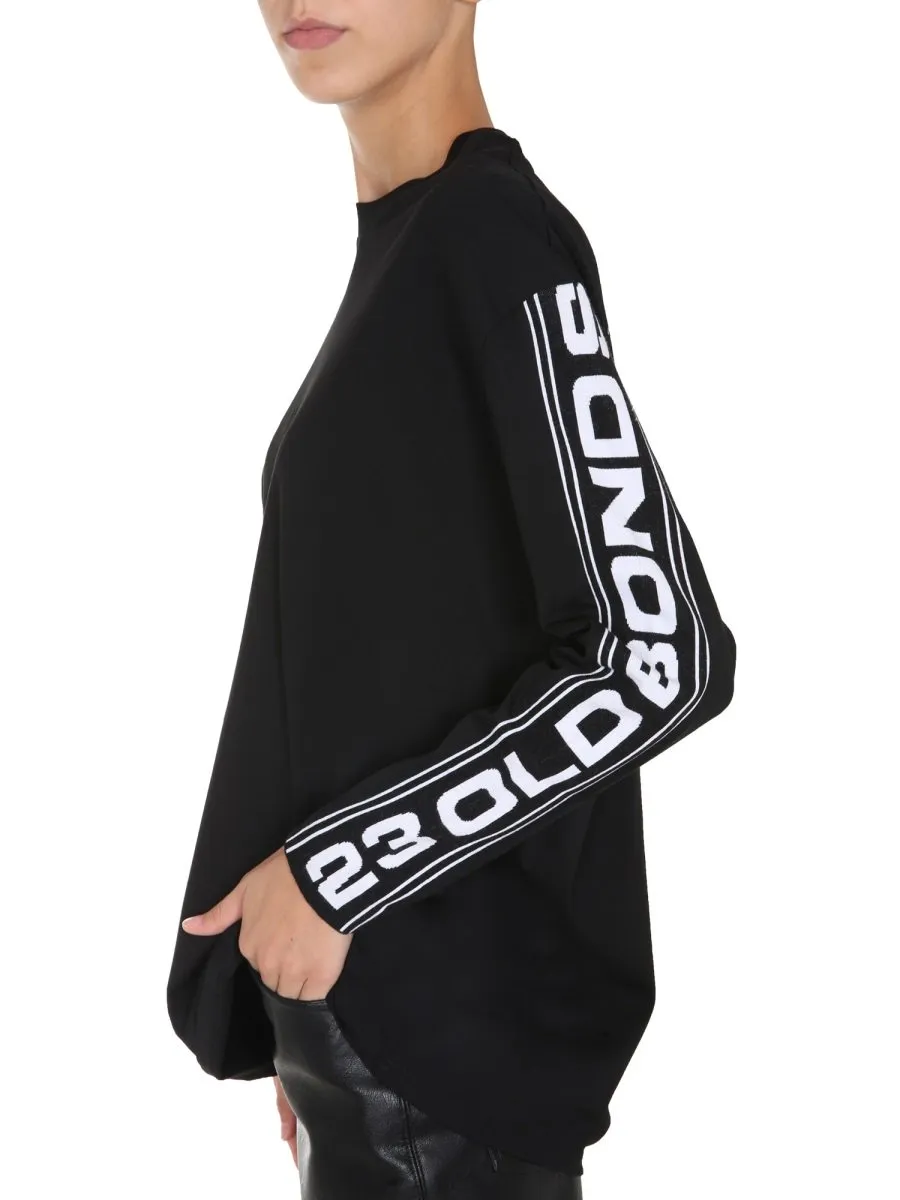 Stella Mccartney Logo Tape Long Sleeve Top