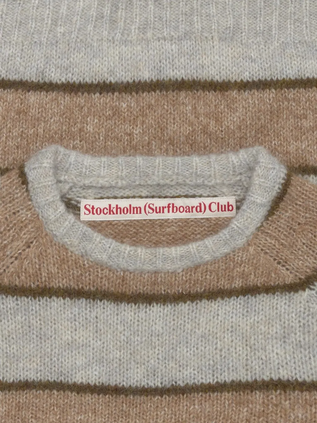 Stockholm Surfboard Club Raglan Striped Sweater