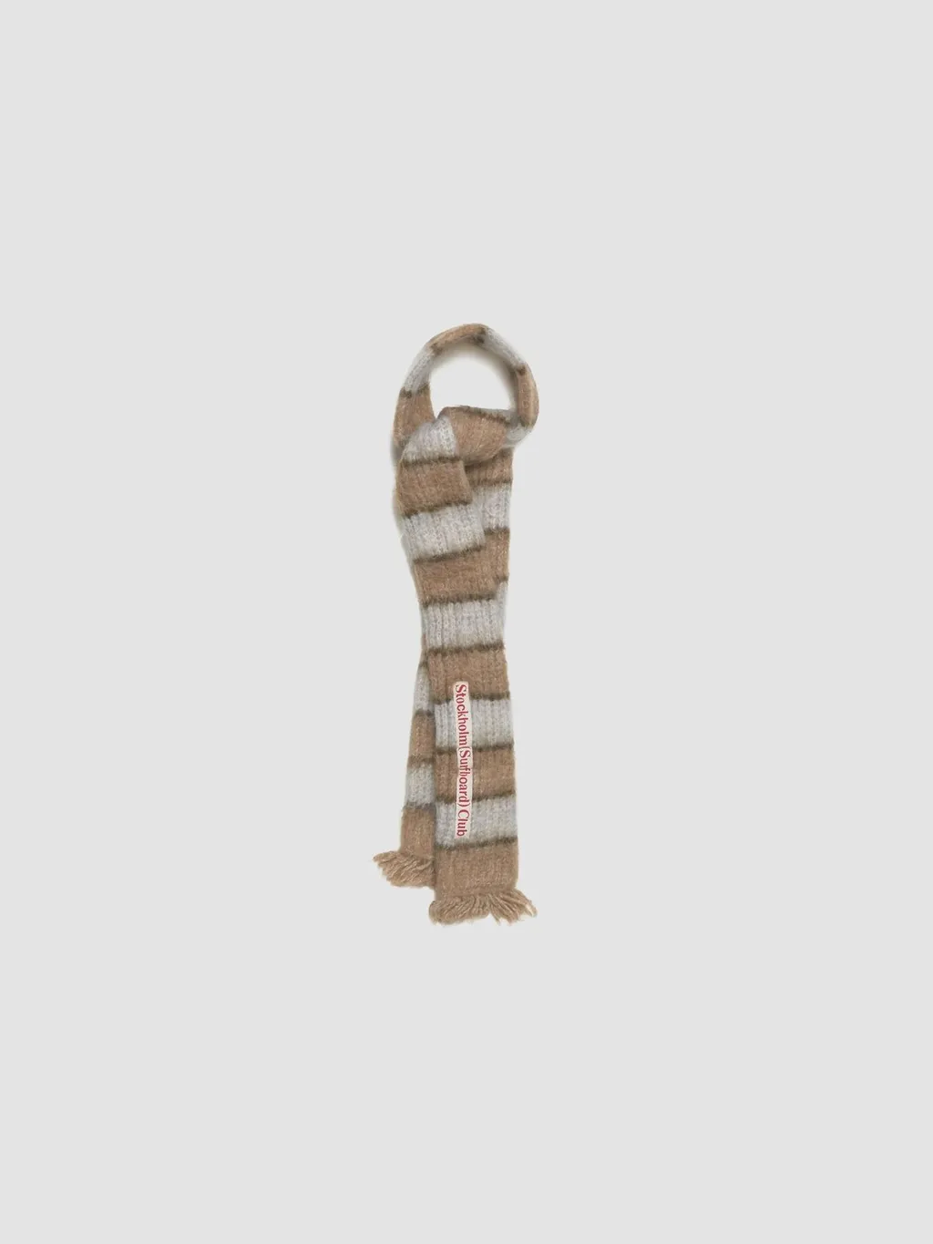 Stockholm Surfboard Club Striped Knit Scarf