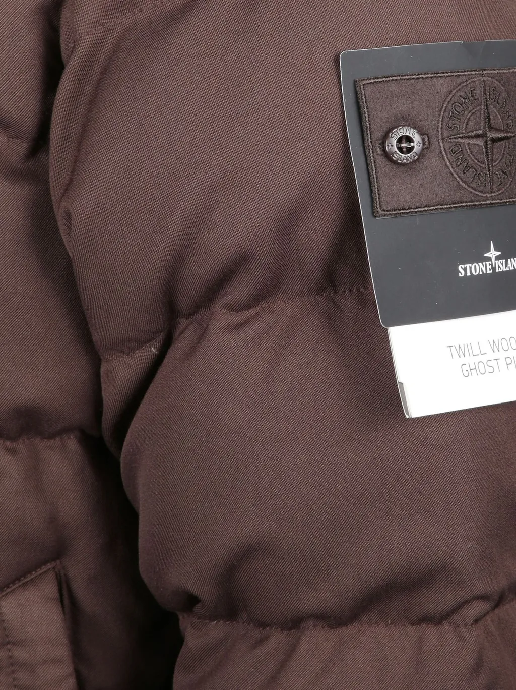 Stone Island Logo Patch Down Jacket