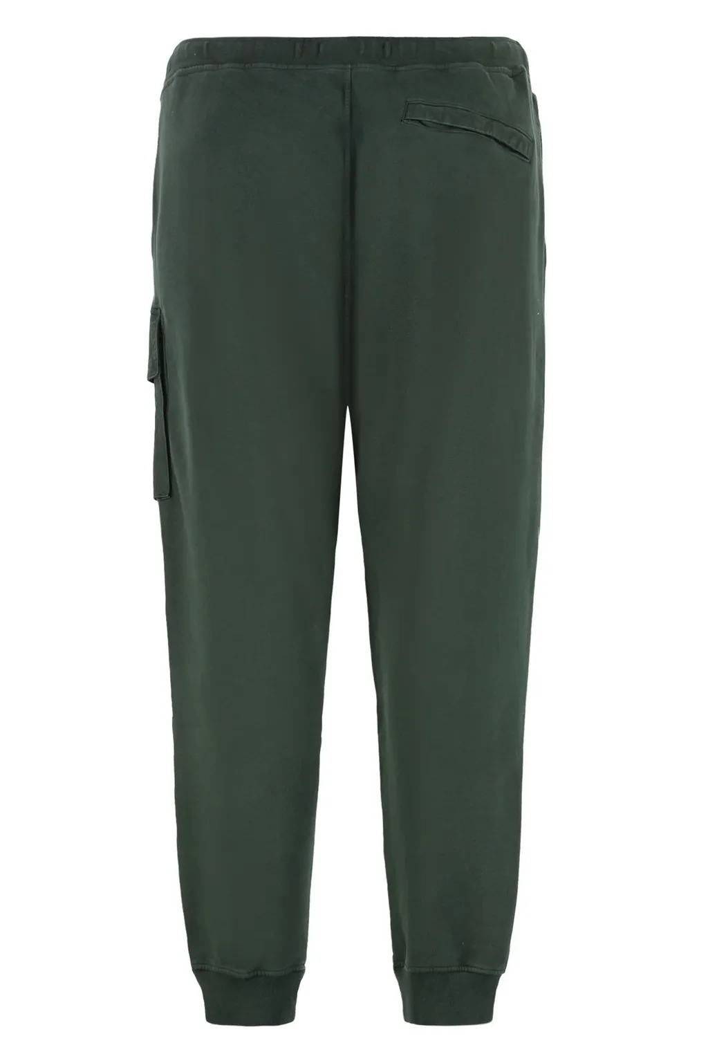 Stone Island Logo Patch Tapered-Leg Pants