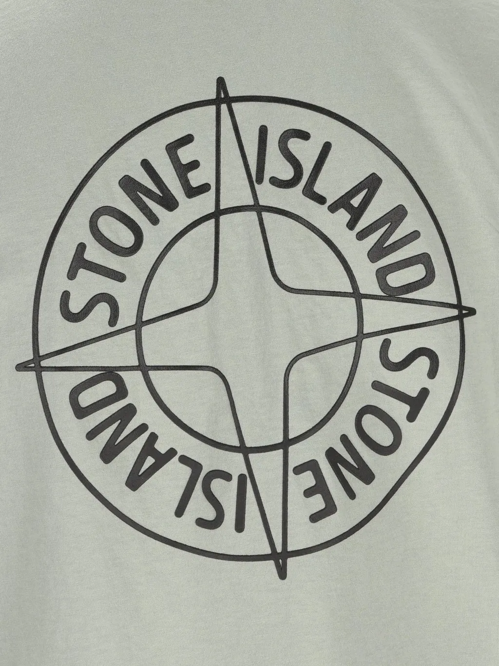 Stone Island Logo Printed Crewneck T-Shirt