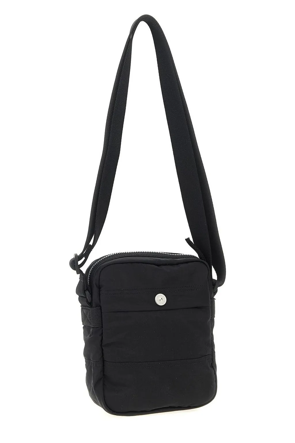 Stone Island Logo Patch Zipped Messenger Bag