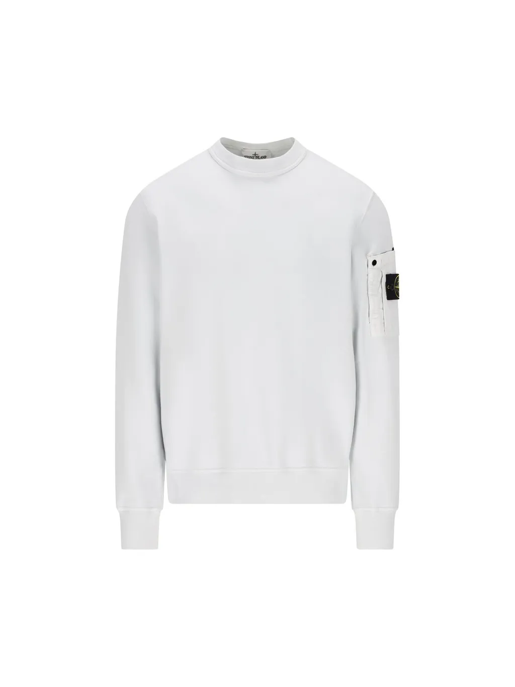 Stone Island Logo Patch Crewneck Sweatshirt