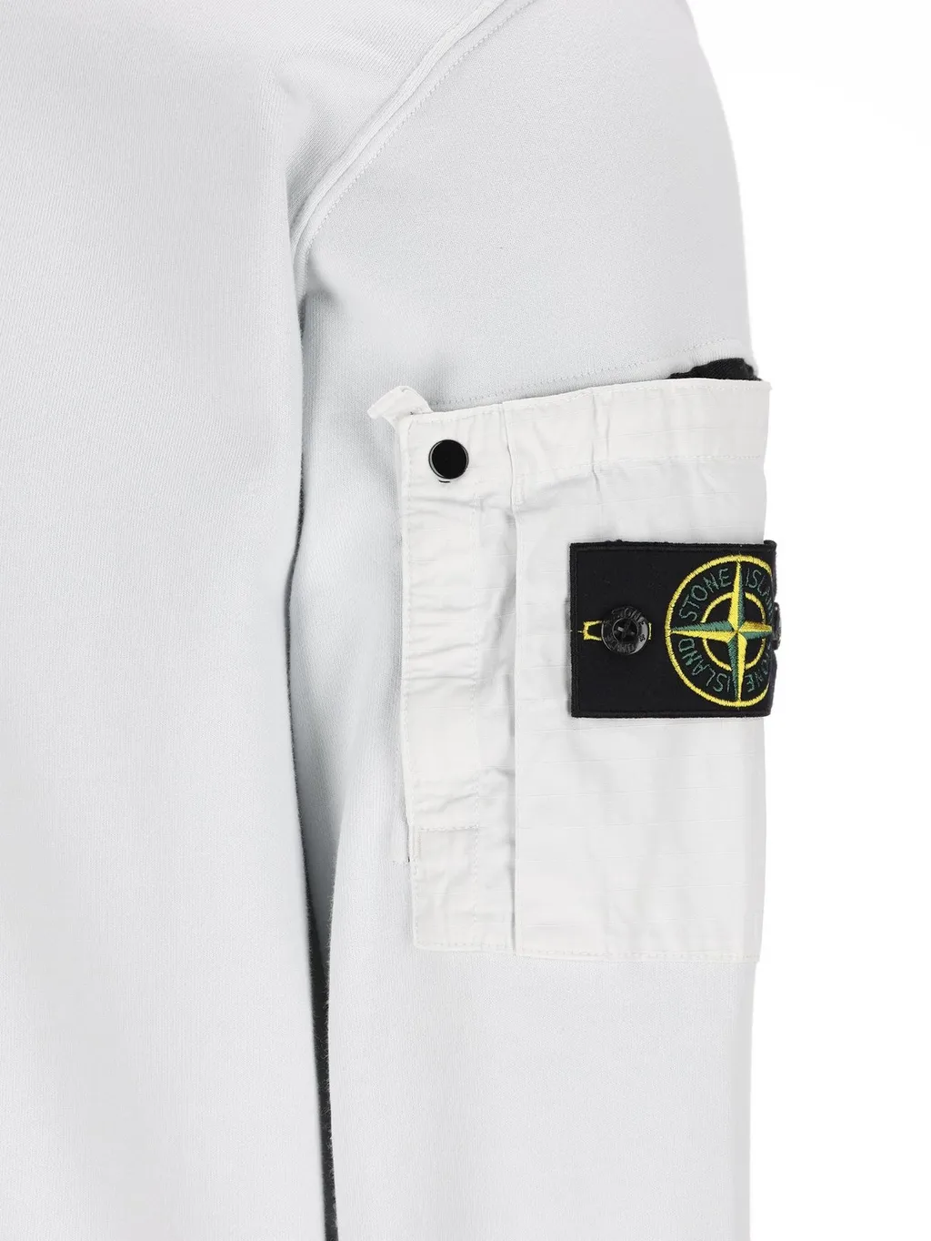 Stone Island Logo Patch Crewneck Sweatshirt