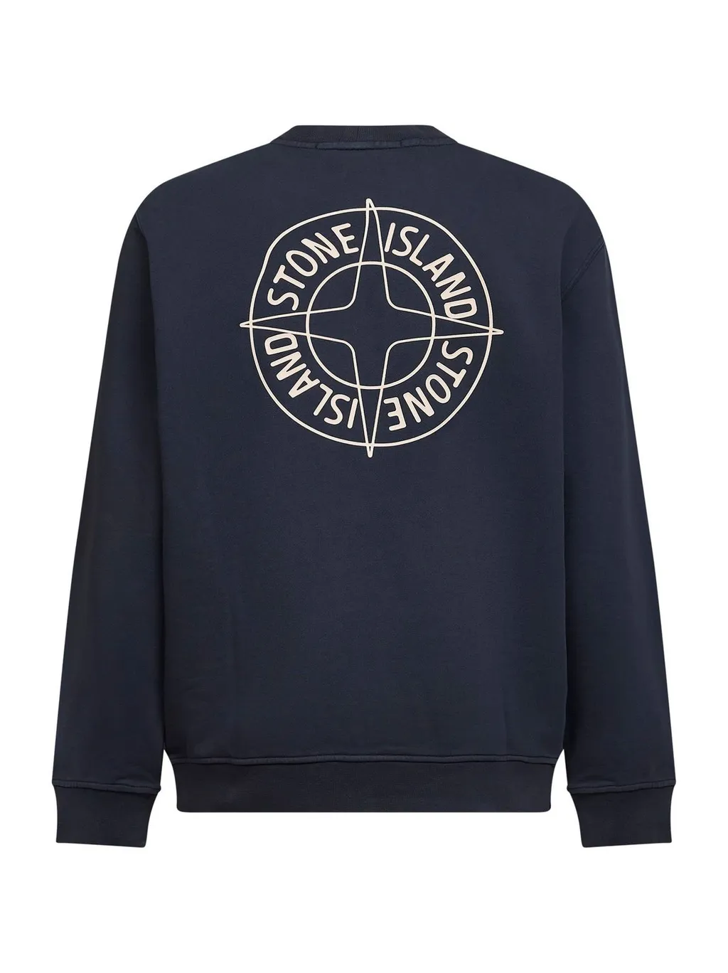 Stone Island Logo Printed Crewneck Sweatshirt