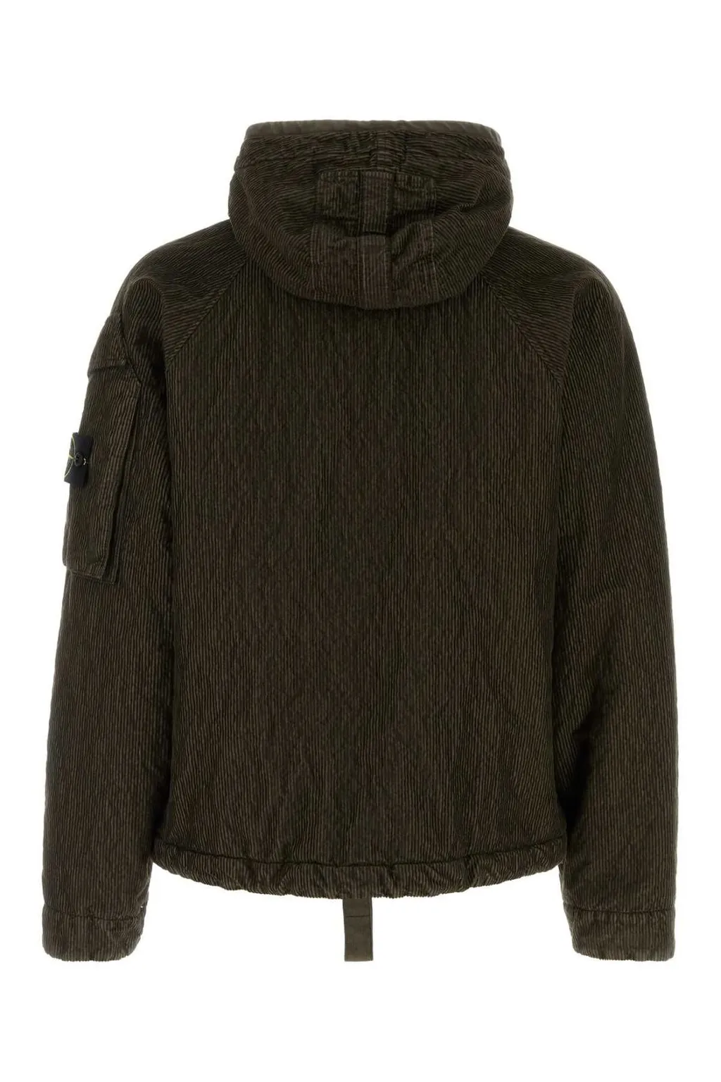 Stone Island Logo Patch Hooded Jacket