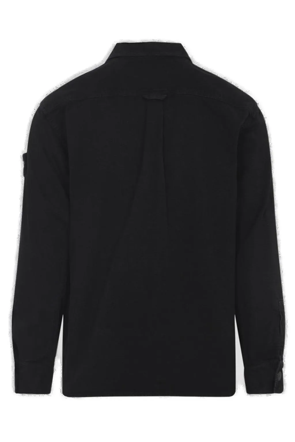 Stone Island Logo Patch Long Sleeved Shirt