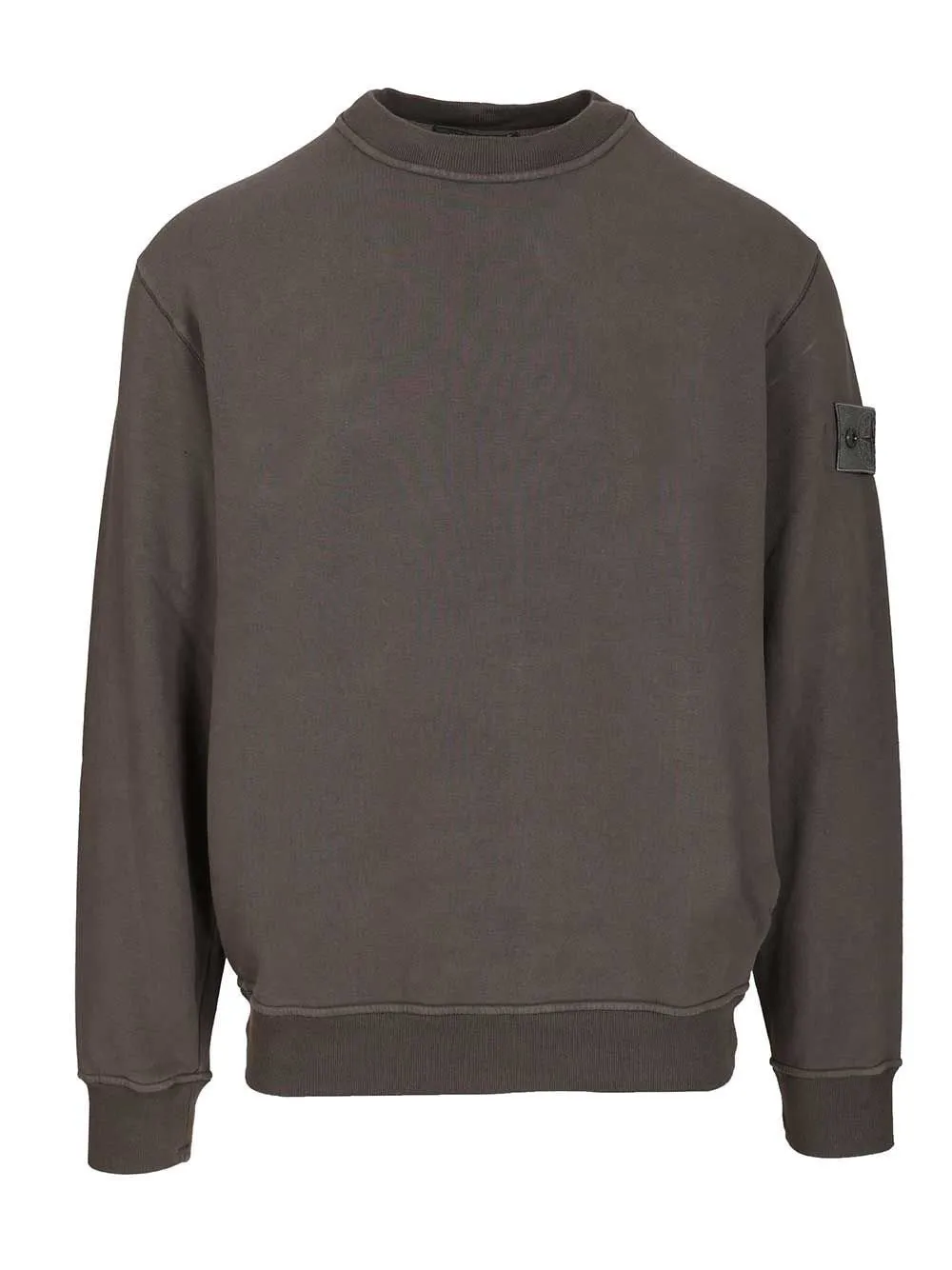 Stone Island Logo Patch Crewneck Sweatshirt