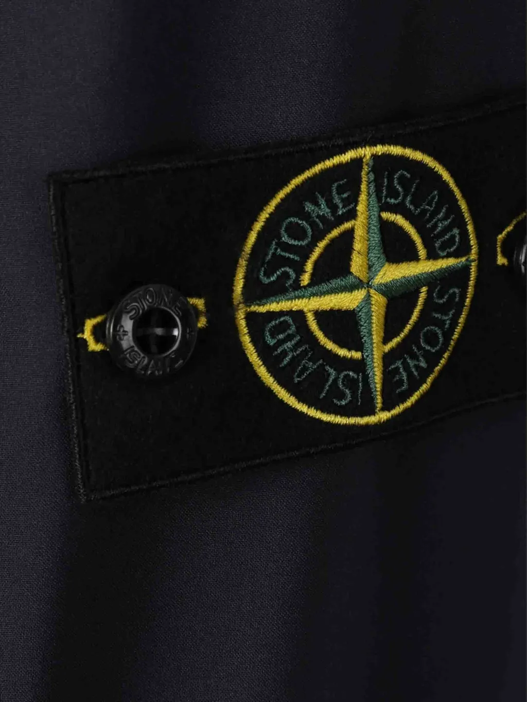 Stone Island Logo Patch Zip-Up Hooded Jacket