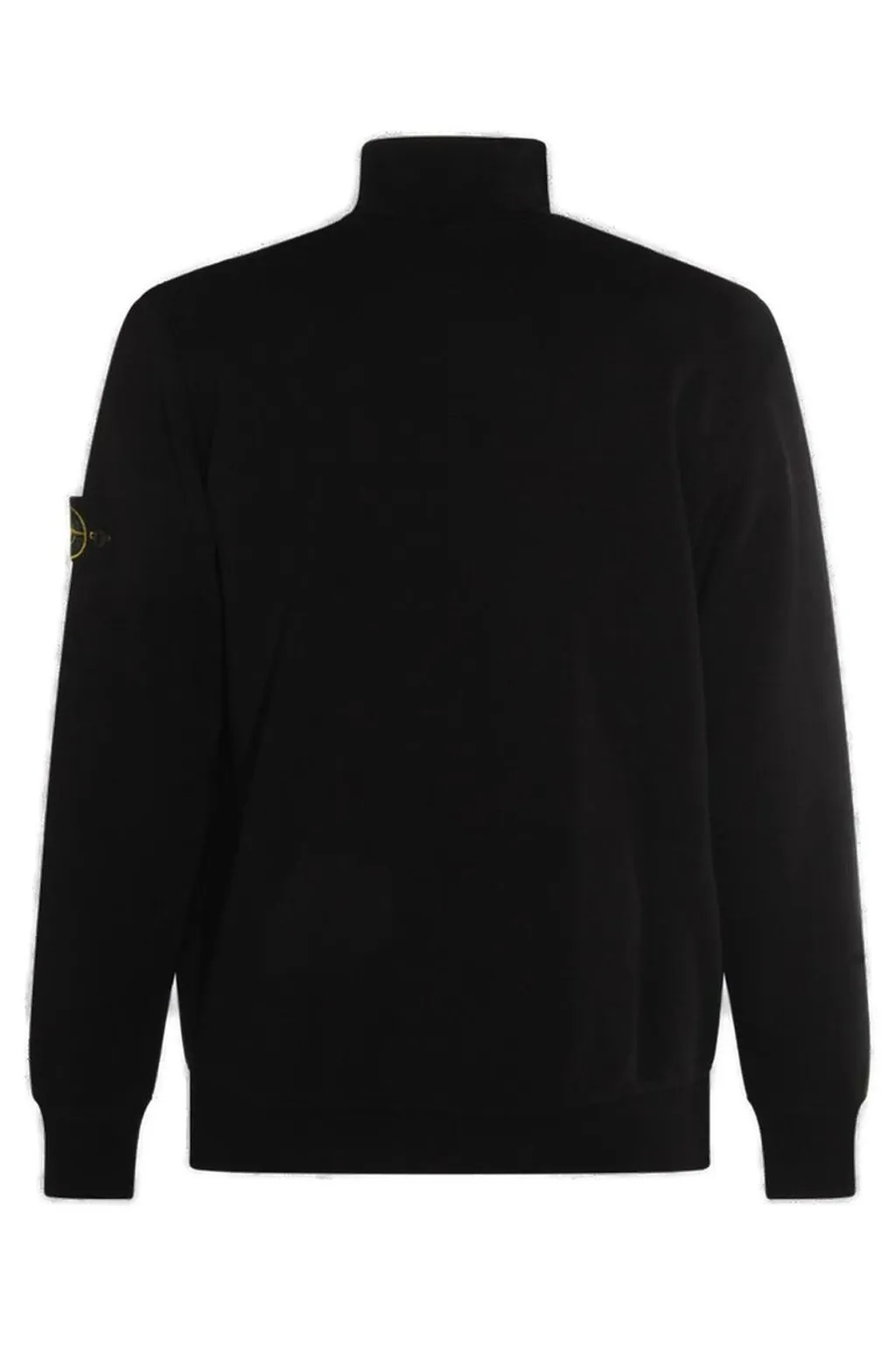 Stone Island Compass Patch Zip Up Sweatshirt