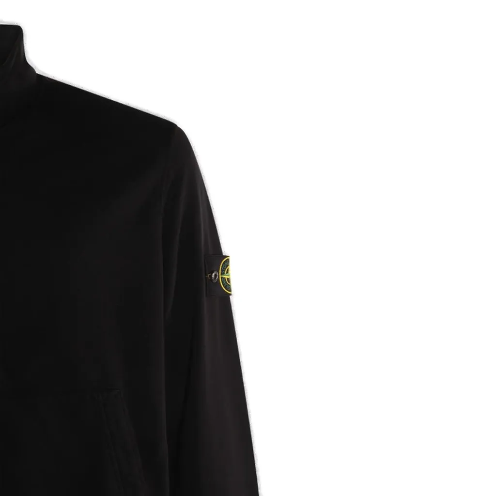 Stone Island Compass Patch Zip Up Sweatshirt