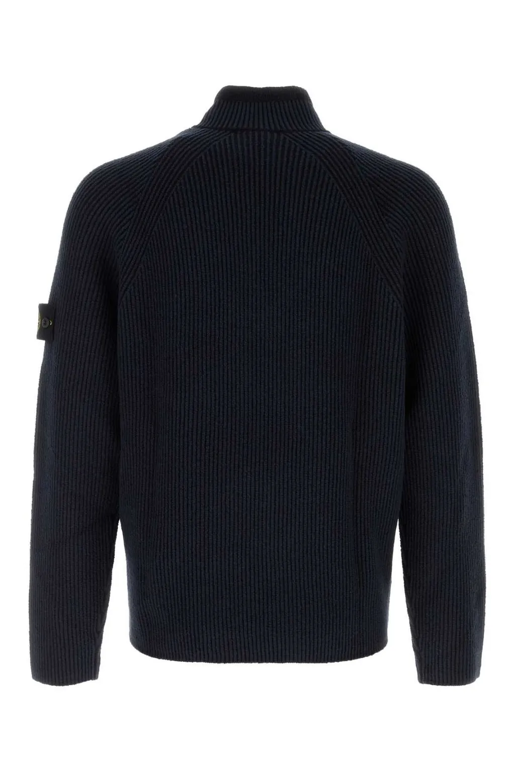 Stone Island Logo Patch Knitted Jumper