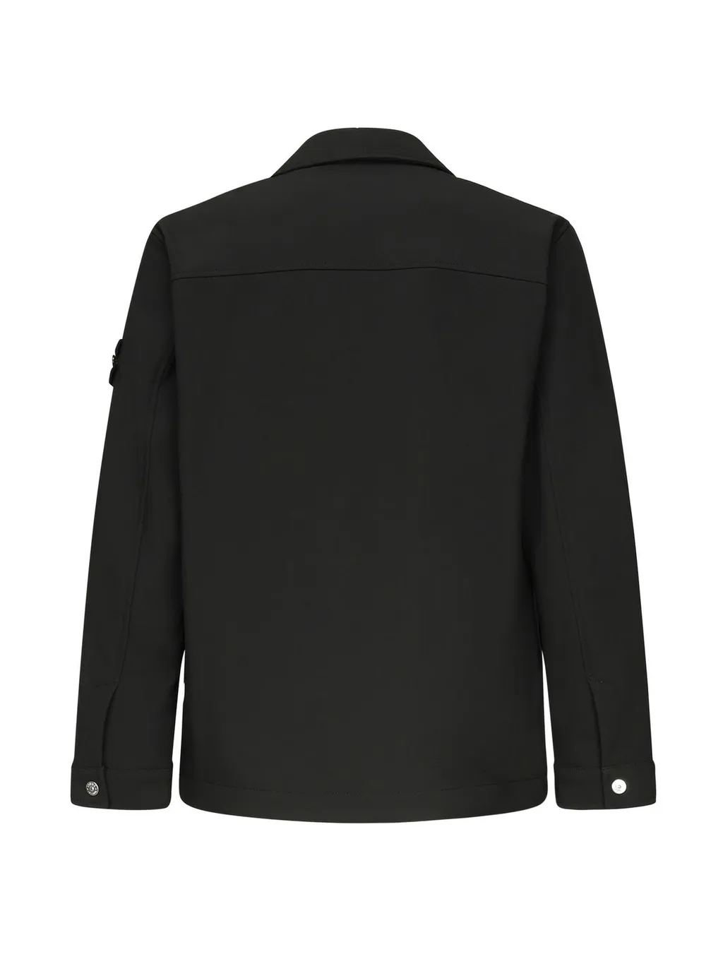 Stone Island Logo Patch Zip-Up Jacket