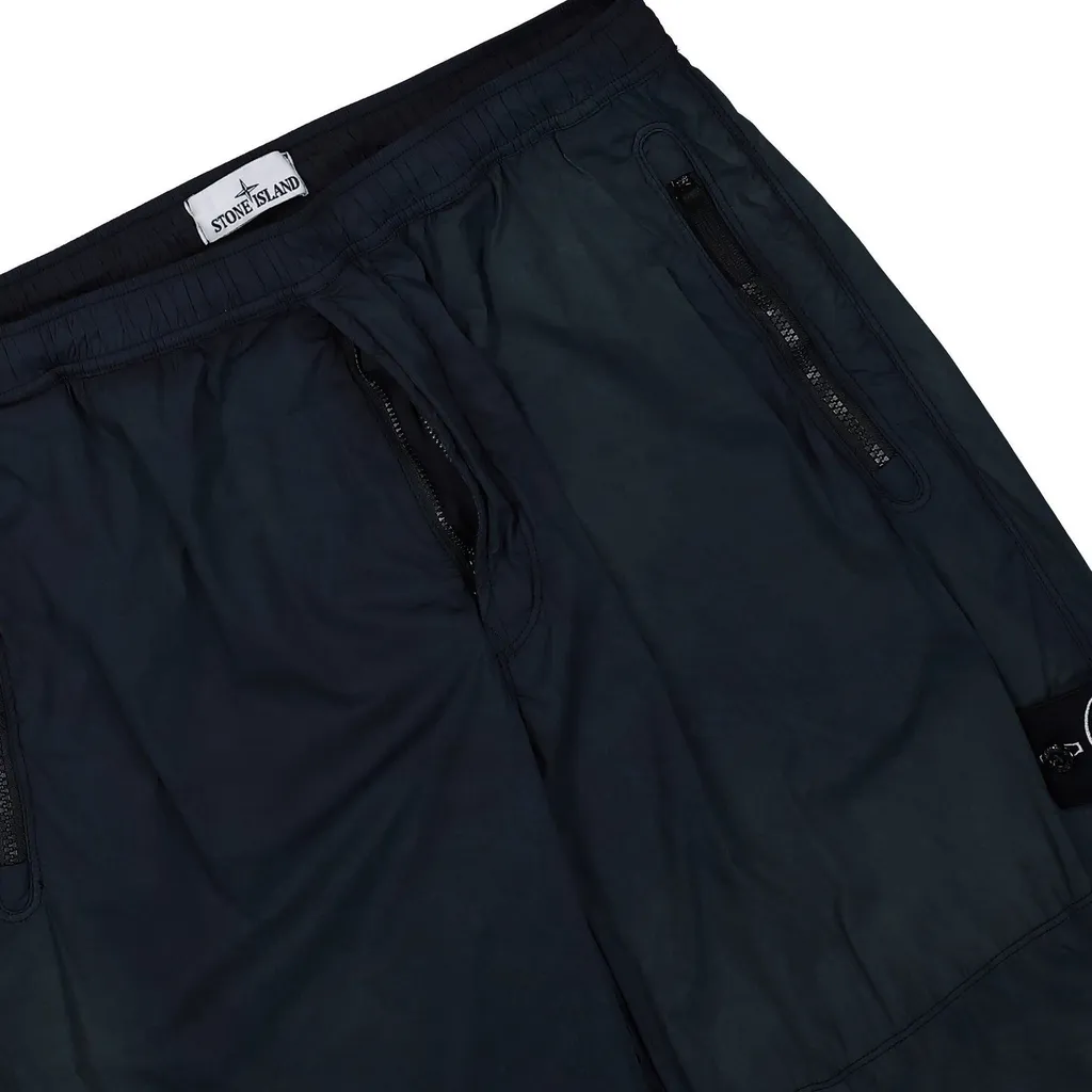Stone Island Logo Patch Loose Fit Trousers
