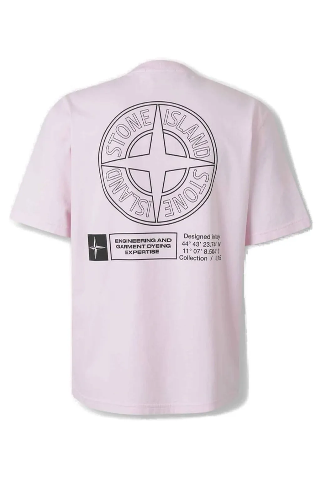 Stone Island Logo Printed Crewneck T-Shirt