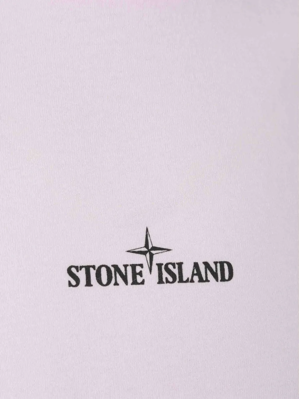 Stone Island Logo Printed Crewneck T-Shirt