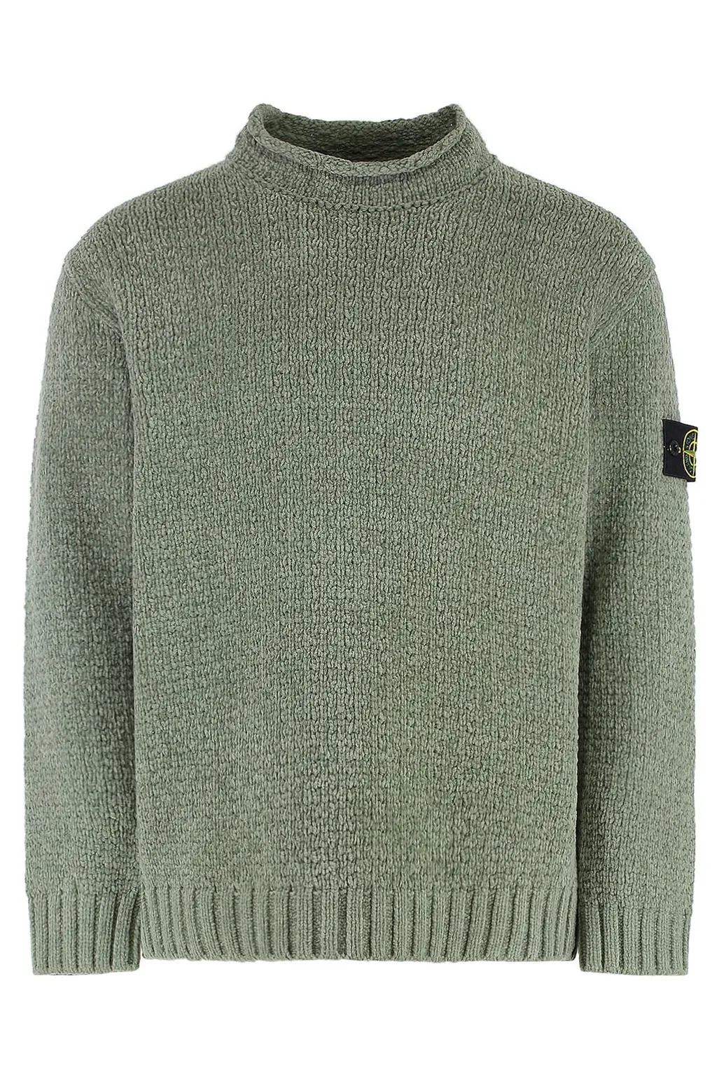 Stone Island Logo Patch Crewneck Sweater