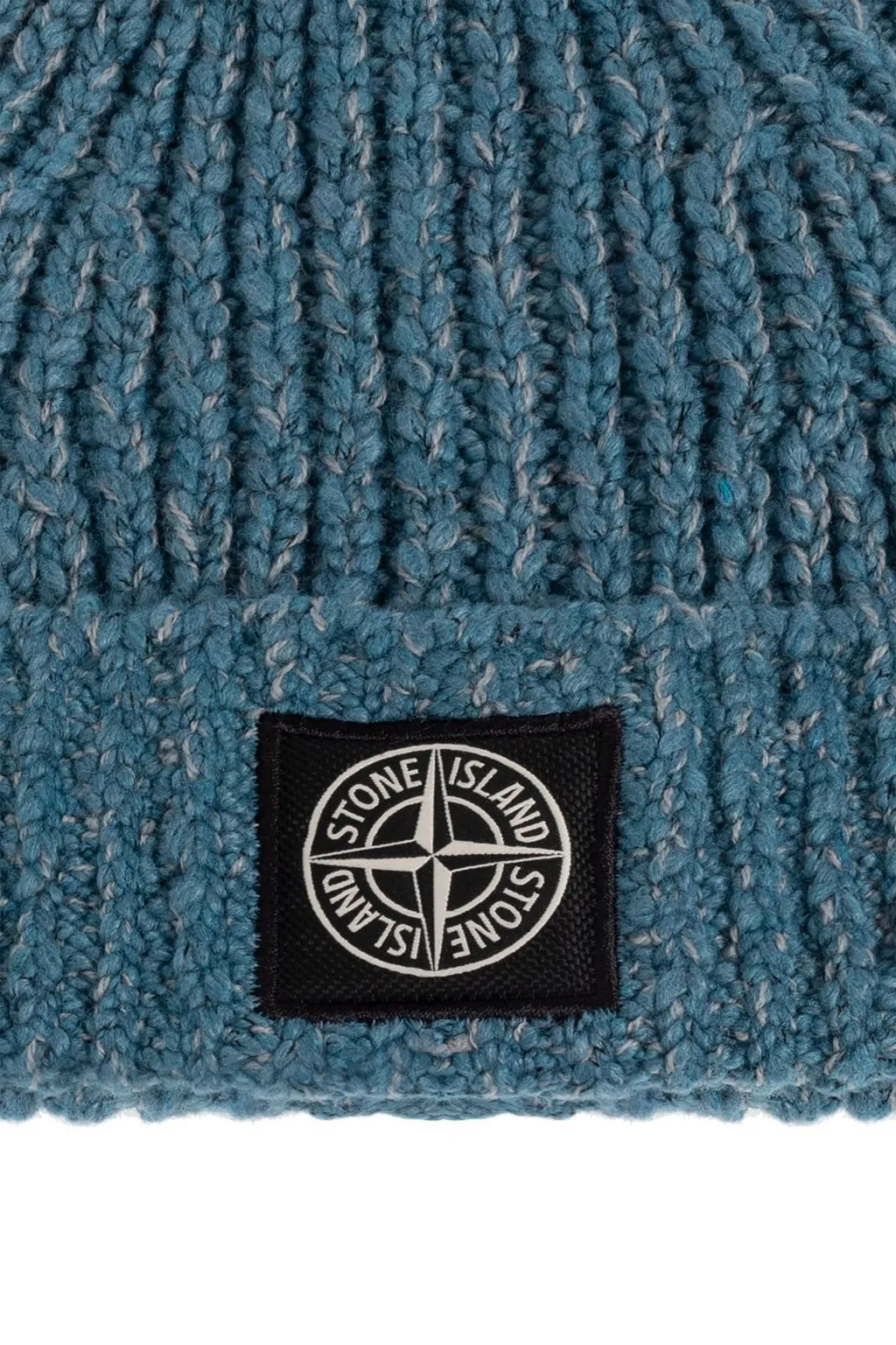 Stone Island Logo Patch Knitted Beanie