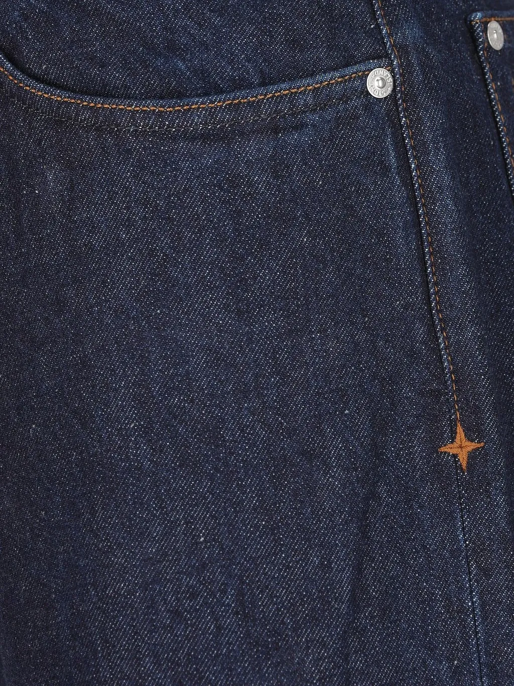 Stone Island Logo Patch Straight-Leg Jeans