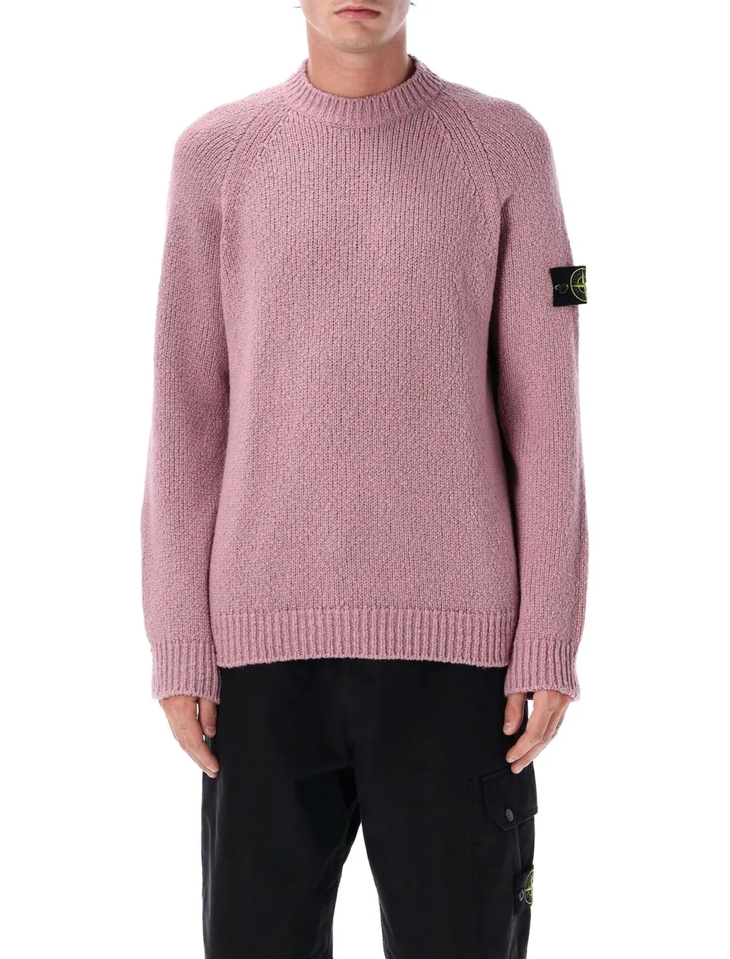 Stone Island Logo Patch Crewneck Jumper