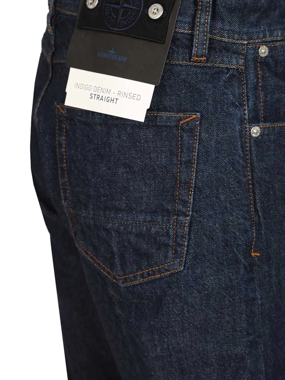 Stone Island Logo Patch Jeans