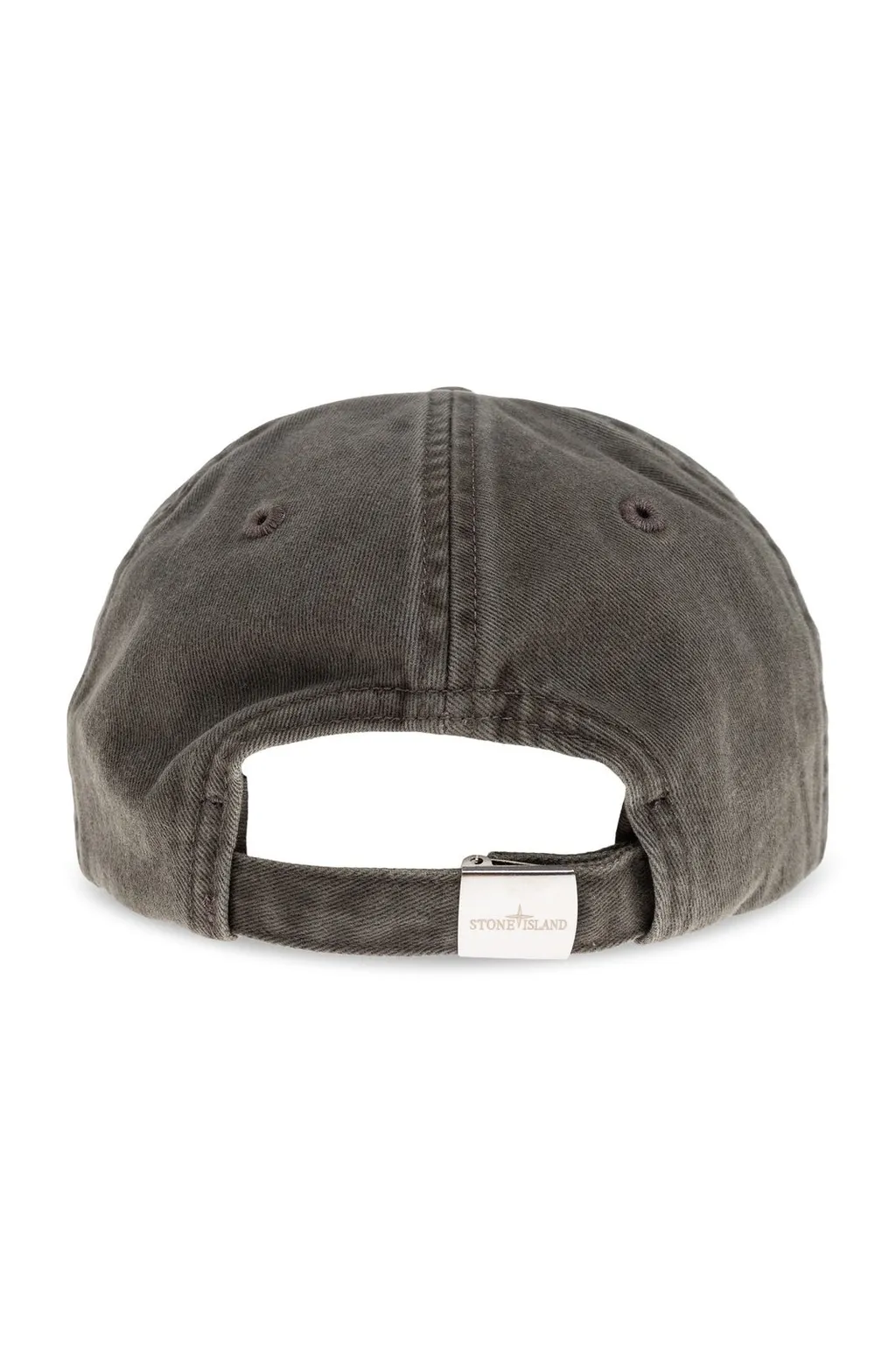 Stone Island Logo-Embroidered Curved Peak Cap