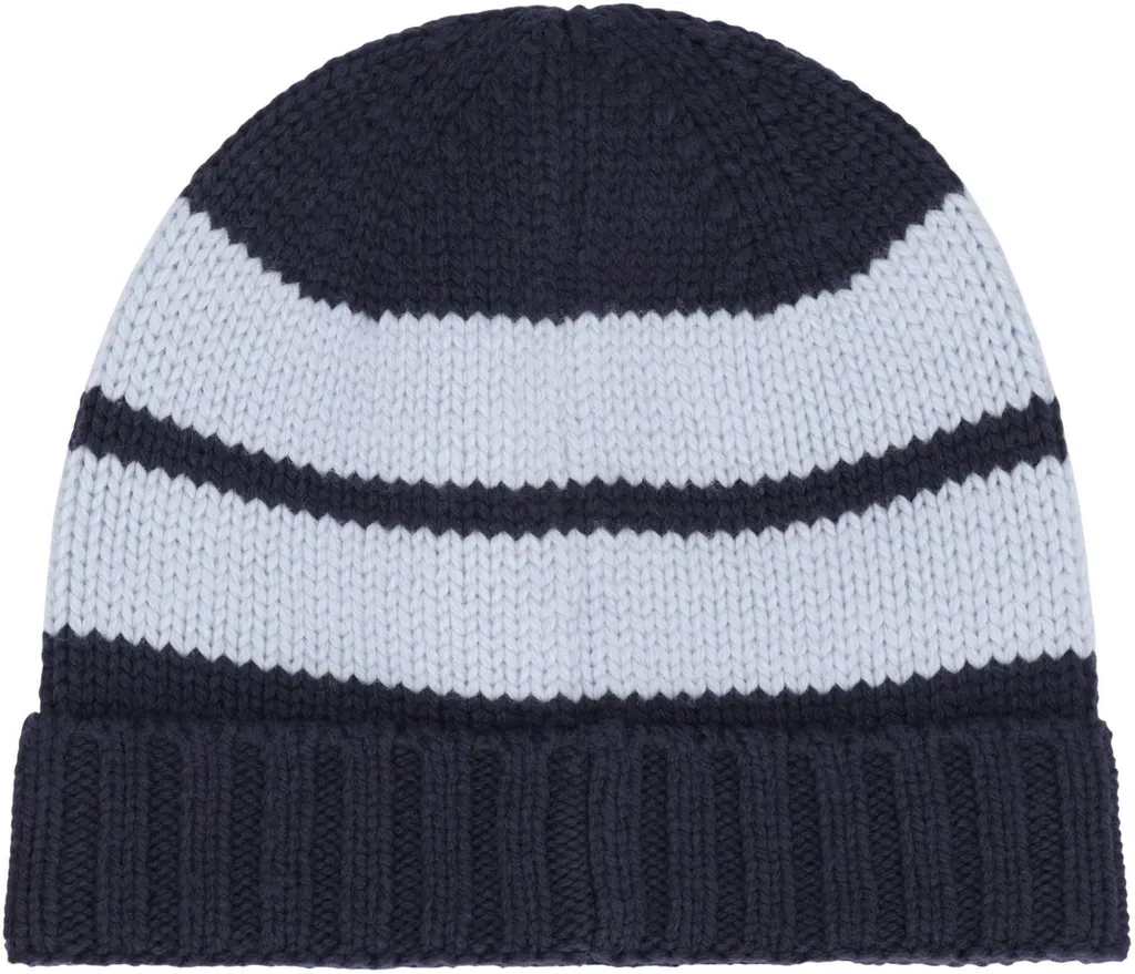 Stone Island Striped Knitted Beanie