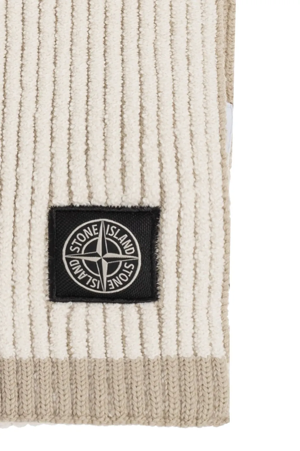 Stone Island Logo Patch Scarf