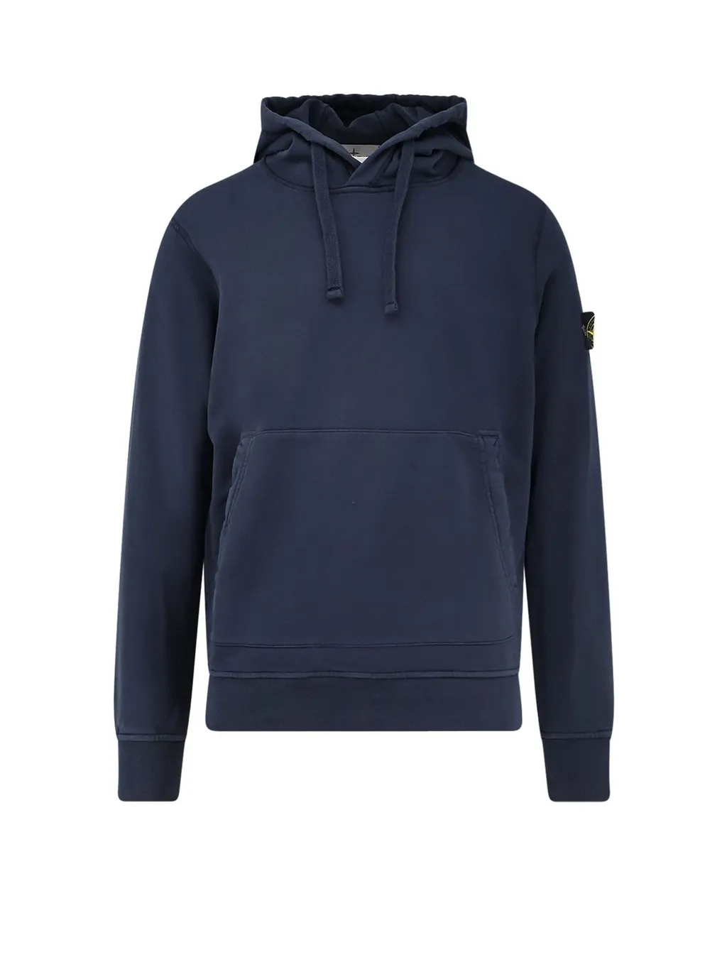 Stone Island Logo Patch Drawstring Hoodie