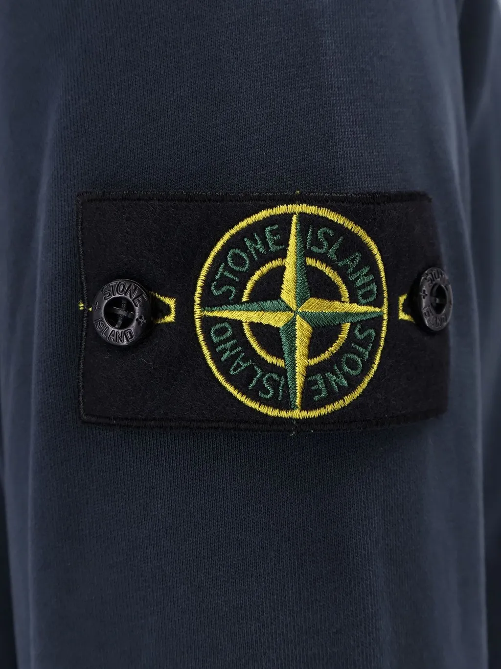 Stone Island Logo Patch Drawstring Hoodie