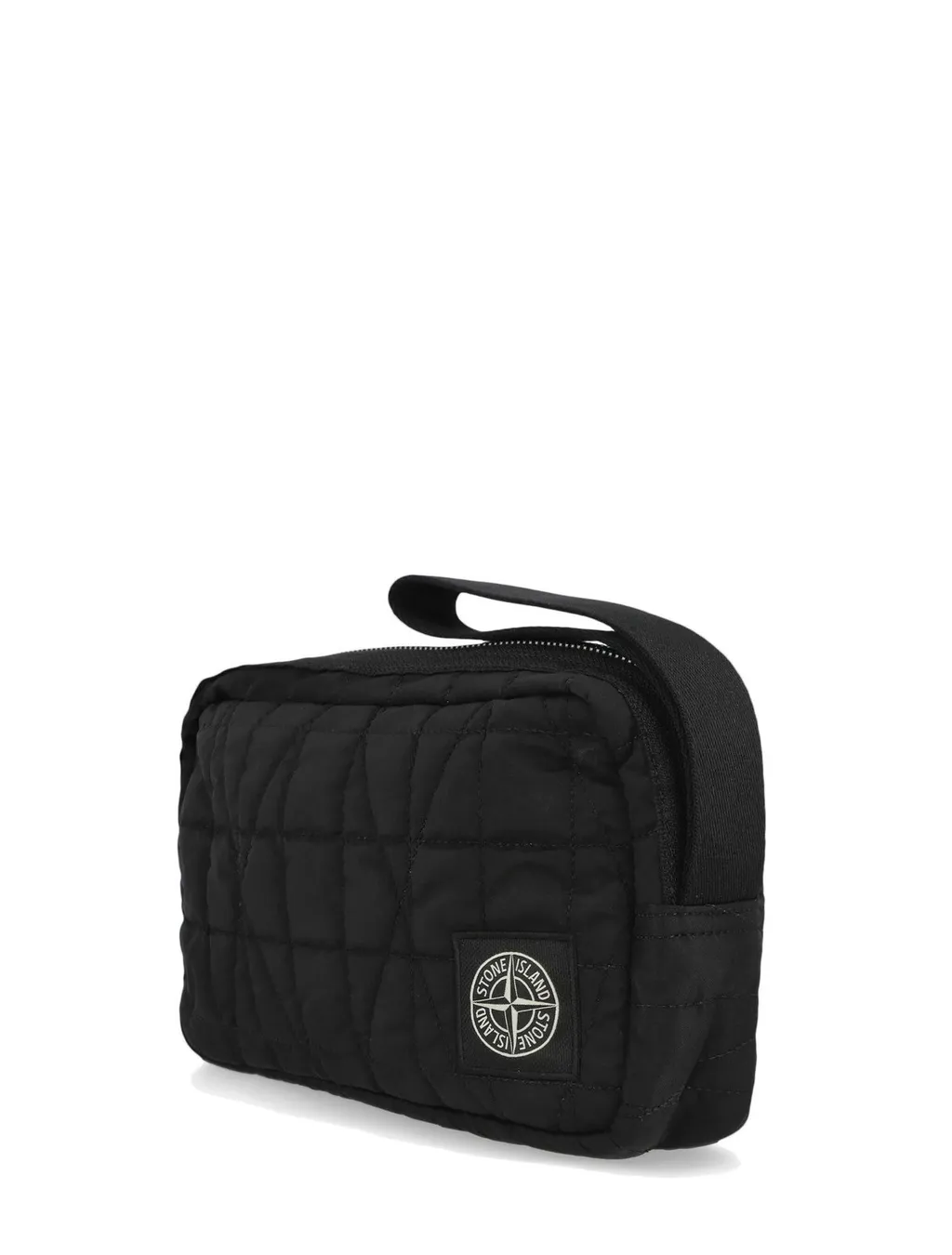 Stone Island Logo Patch Zipped Wrist Pouch