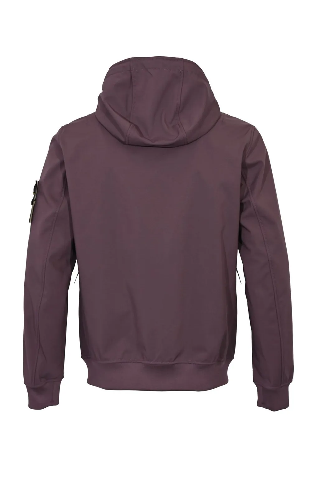 Stone Island Logo Patch Zip-Up Hooded Jacket