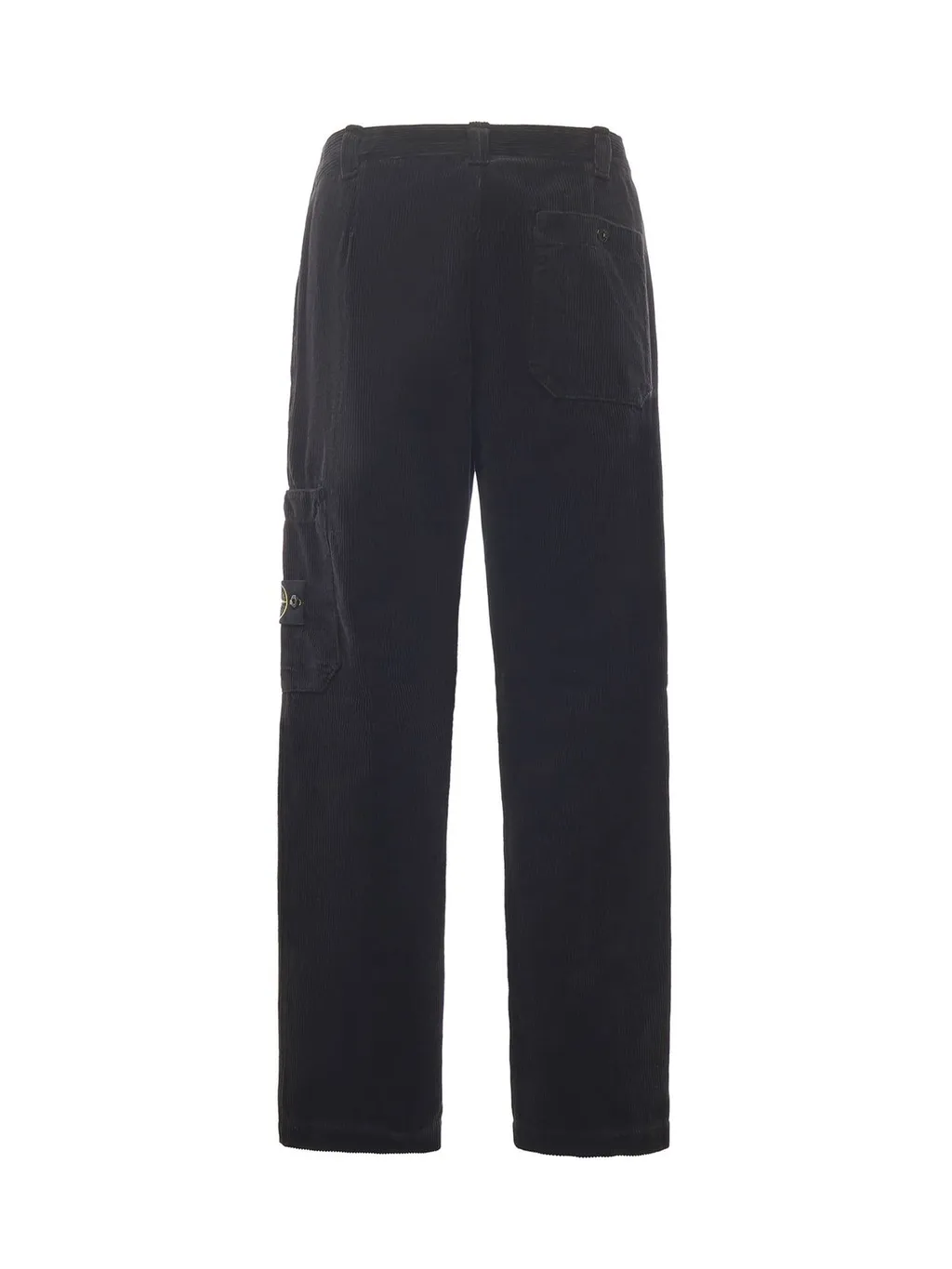 Stone Island Logo Patch Corduroy Pants