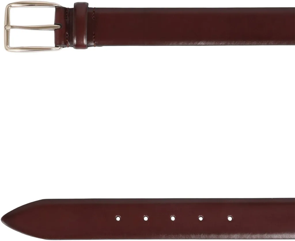 Slowear Glossy Silver-Buckle Belt
