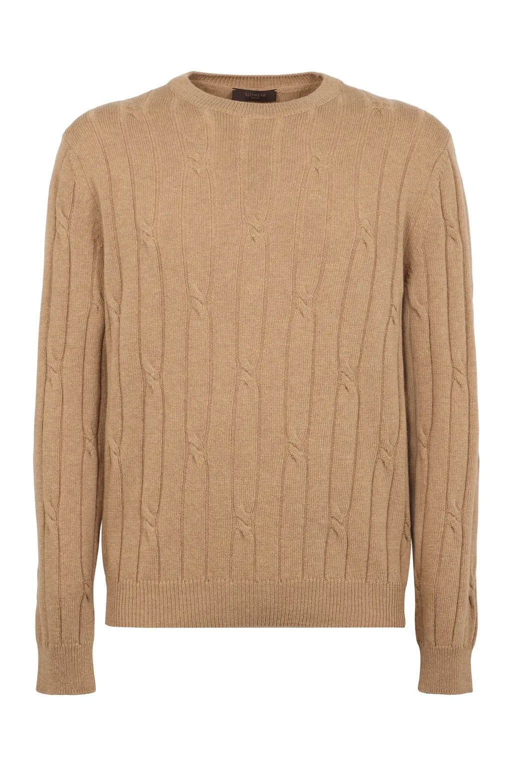 Slowear Cable-Knit Virgin Wool Sweater