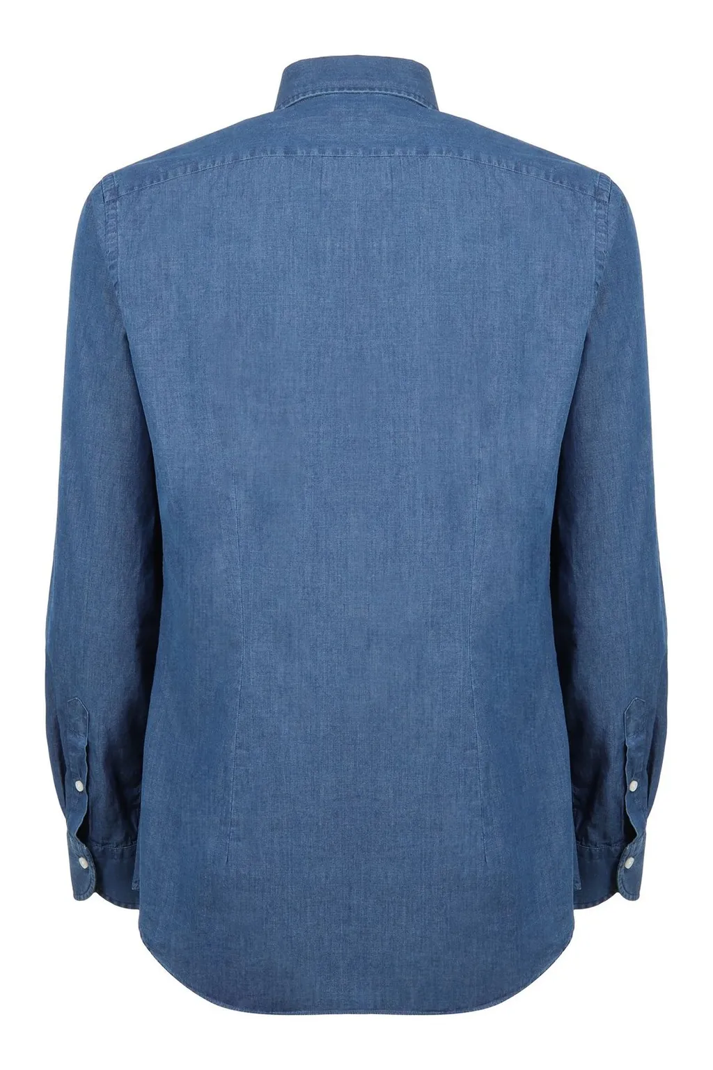 Slowear Rounded Hem Denim Shirt