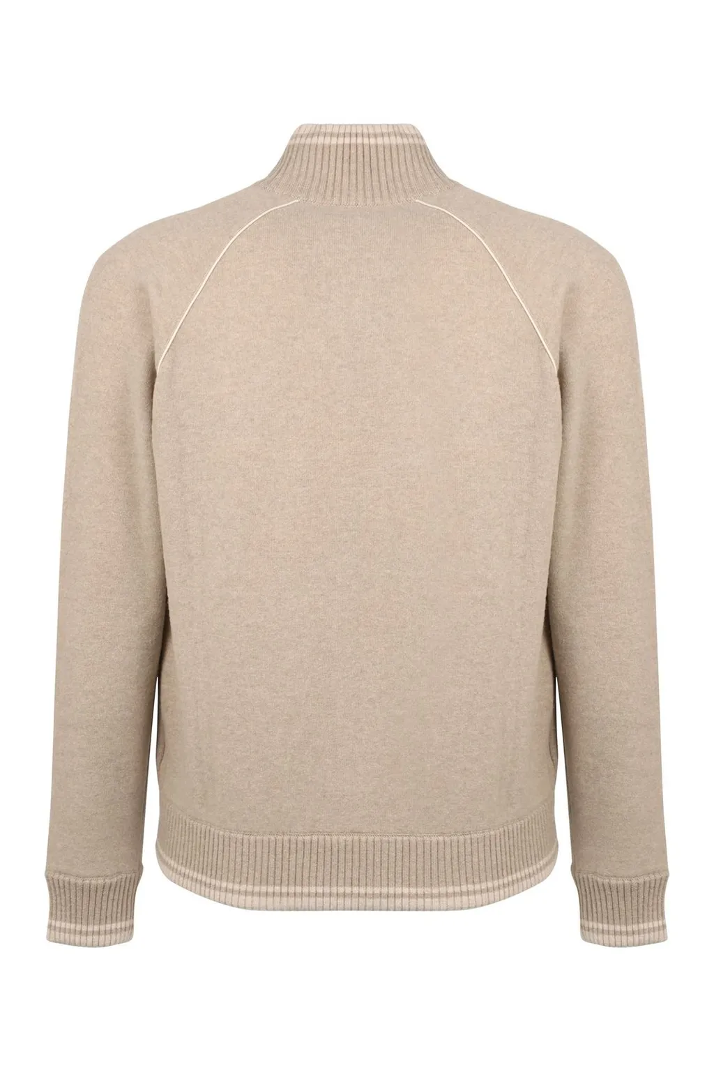 Slowear Full-Zip High Collar Knitwear