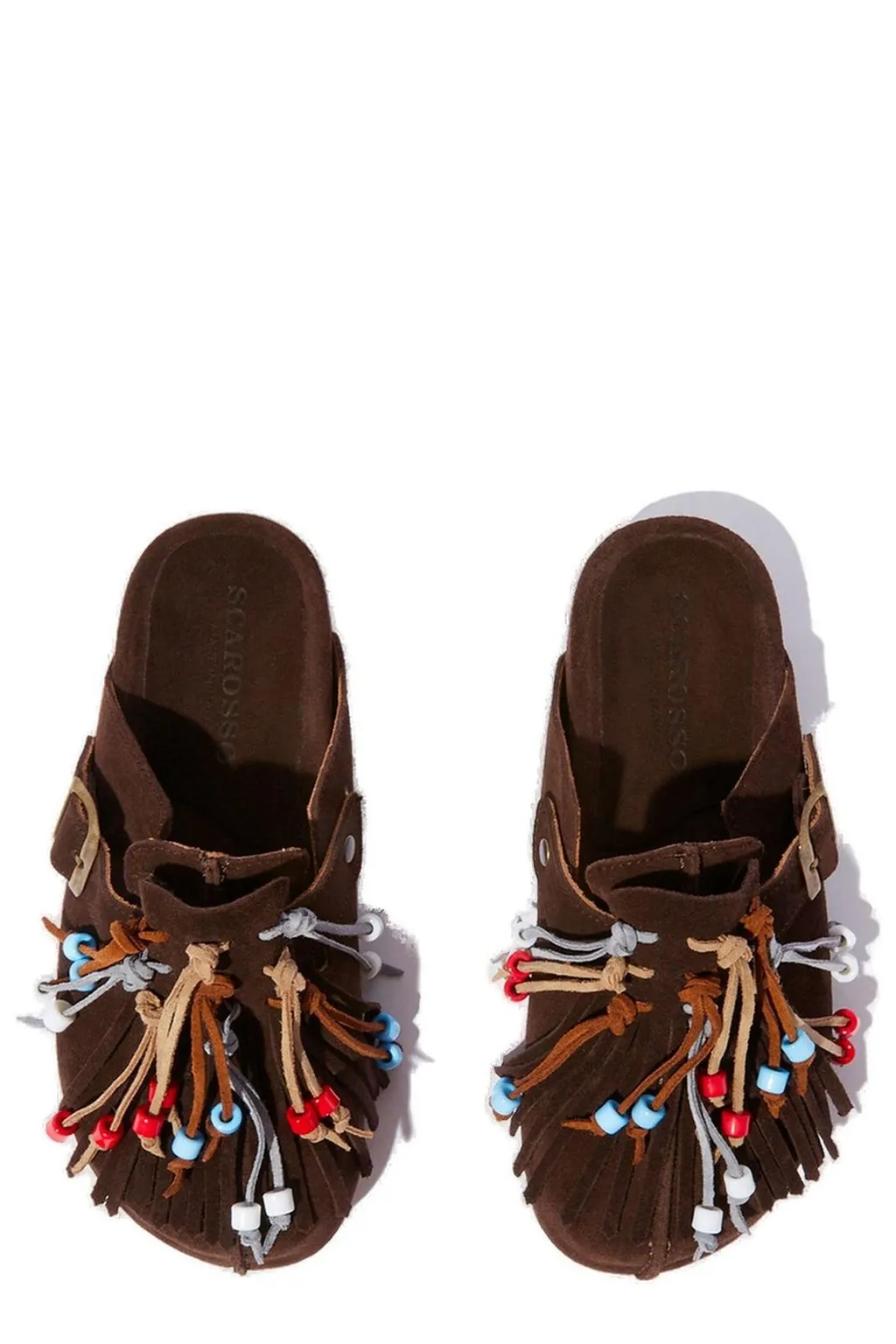 Scarosso Geo Fringe-Detailed Sandals