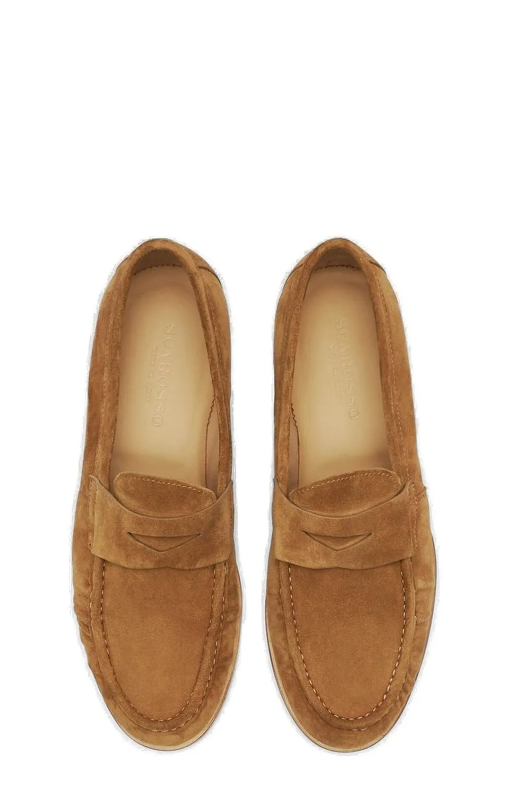 Scarosso Fred Round-Toe Loafers