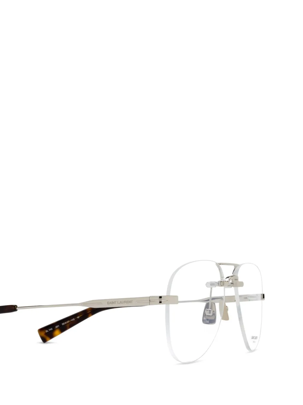 Saint Laurent Eyewear Pilot Frame Glasses
